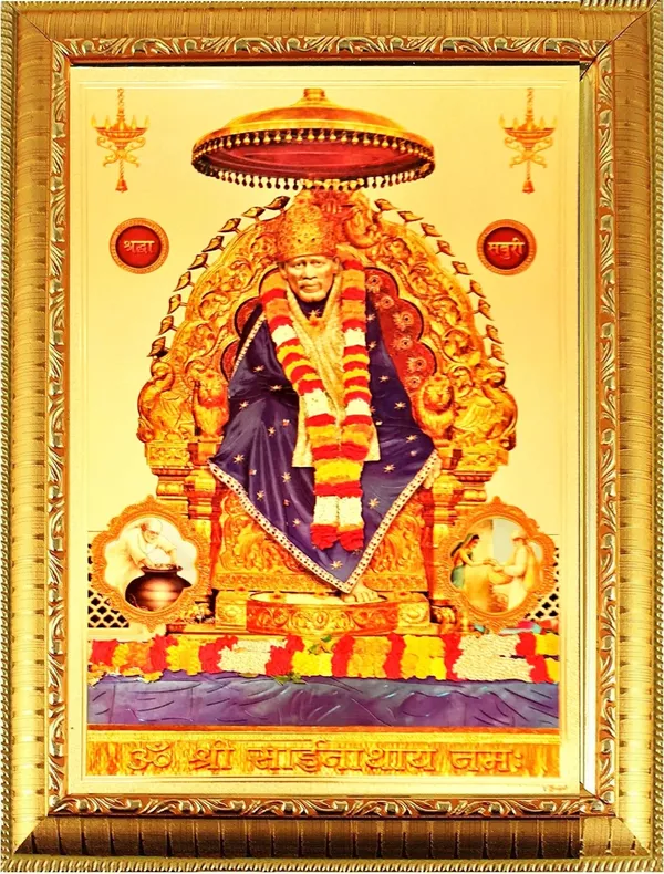 Photo_&_Frame_Sai_Baba___For_Pooja