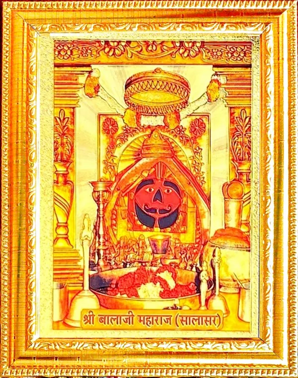 Photo_&_Frame_Salasar_Balaji_Framed_Synthetic_Wood_Golden_Foil