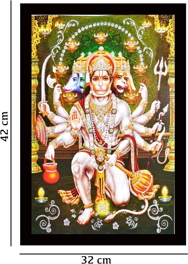 Photo_&_Frame_Panchmukhi_Hanuman