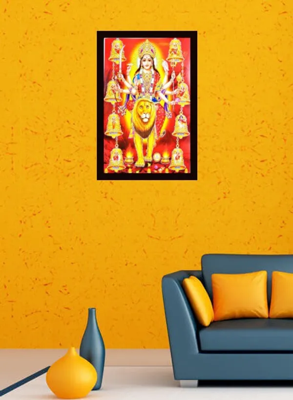 Photo_&_Frame_Durga_Maa