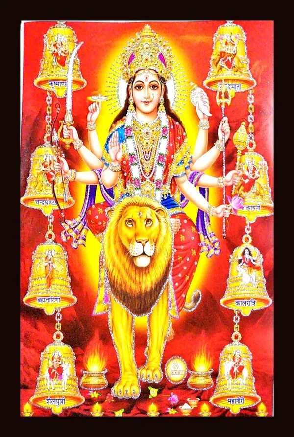 Photo_&_Frame_Durga_Maa