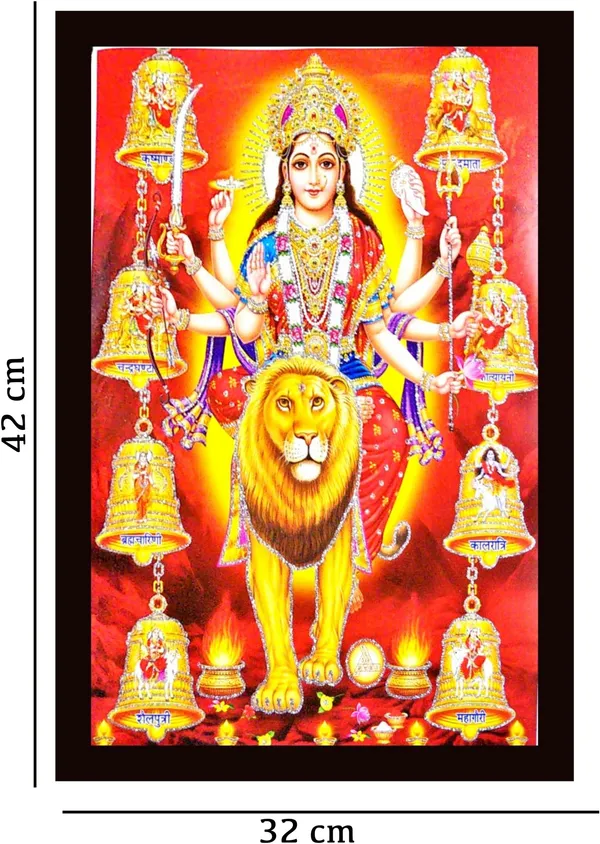 Photo_&_Frame_Durga_Maa
