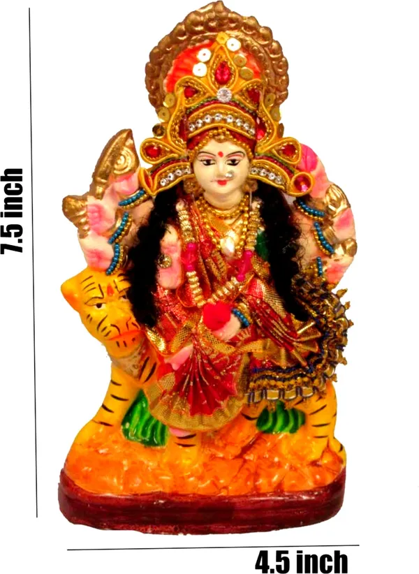 Goddess_Maa_Durga_Devi_Idol_Statue_Sherawali_Mata_Rani_Spiritual_Puja_Vastu_Showpiece_Figurine