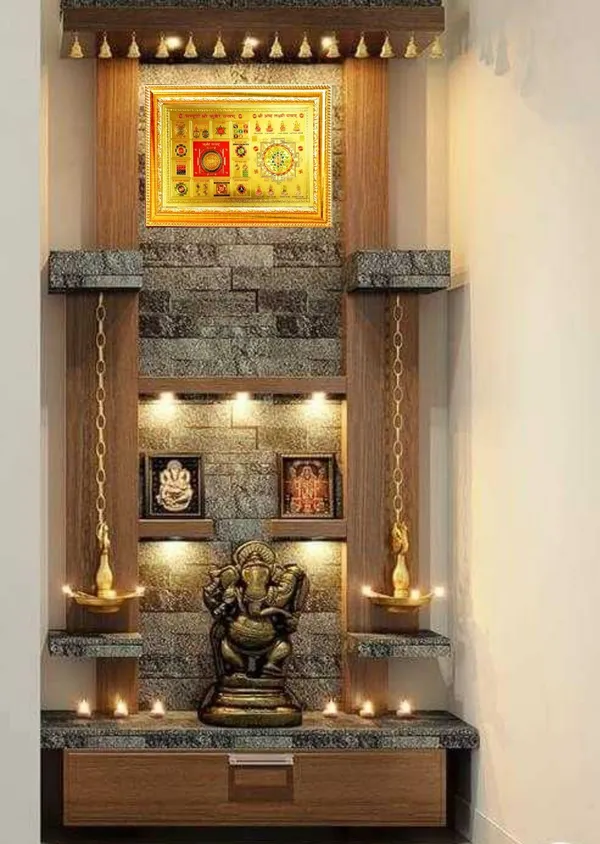Photo_&_Frame_Asht_Laxmi_Shri_Yantram_And_Shri_Kuber_Yantra___(33_X_24_Cm_)_|