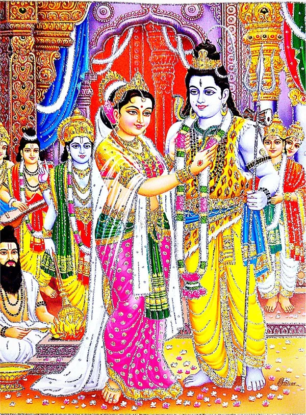 Photo_&_Frame_Shiv_Parvati_Vivah