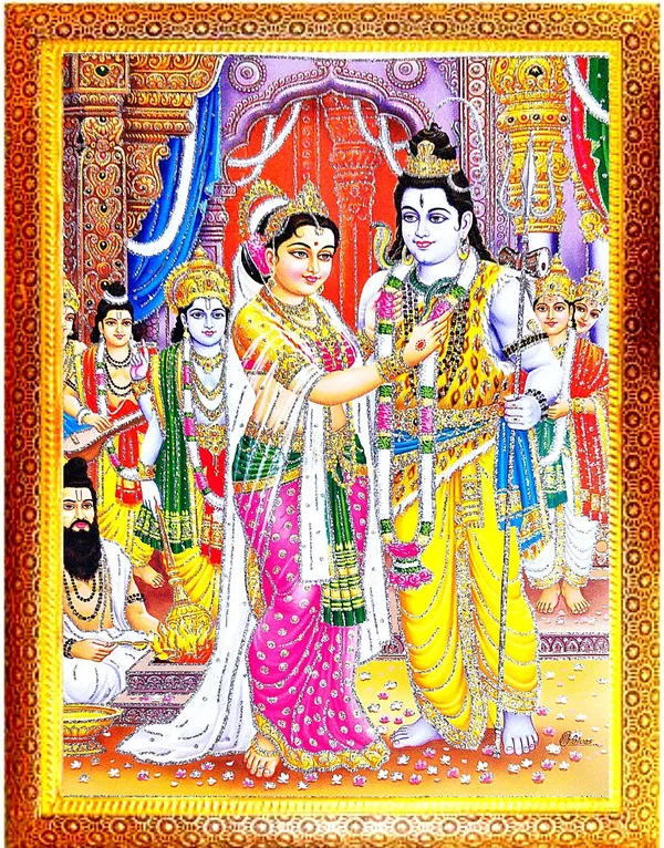 Photo_&_Frame_Shiv_Parvati_Vivah