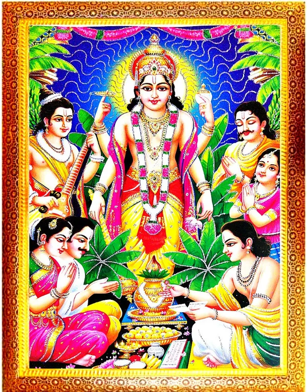 Photo_&_Frame_Satya_Narayan___(42_X_32_Cm_)|_God__s