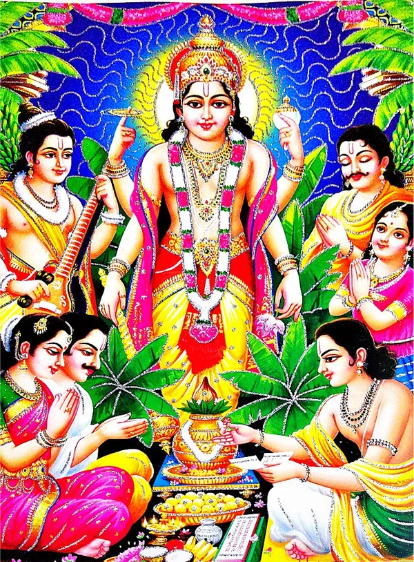 Photo_&_Frame_Satya_Narayan___(42_X_32_Cm_)|_God__s
