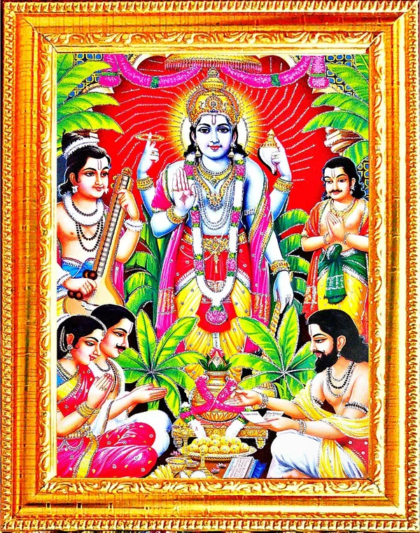 Photo_&_Frame_Satya_Narayan___(42_X_32_Cm_)|_God__s