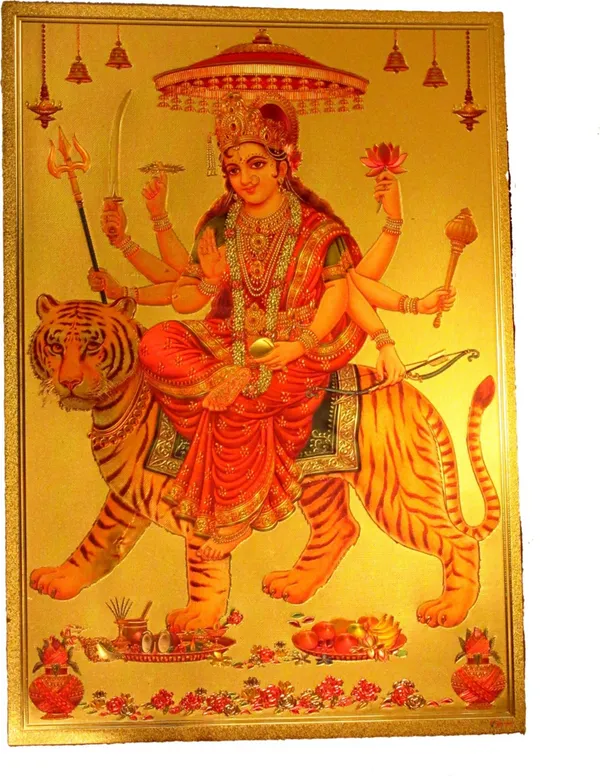 Photo_&_Frame_Durga_Maa