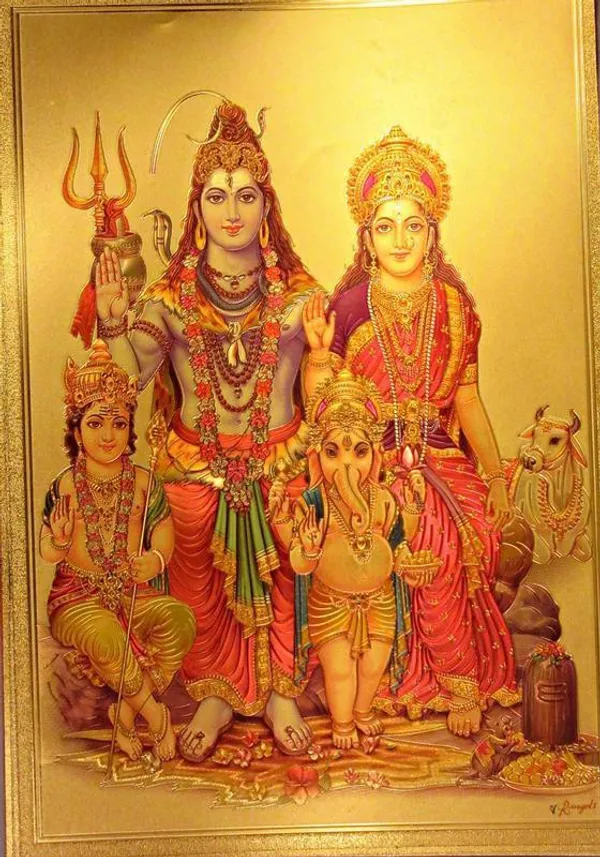 Photo_&_Frame_Shiv_Parivar_God__s_|