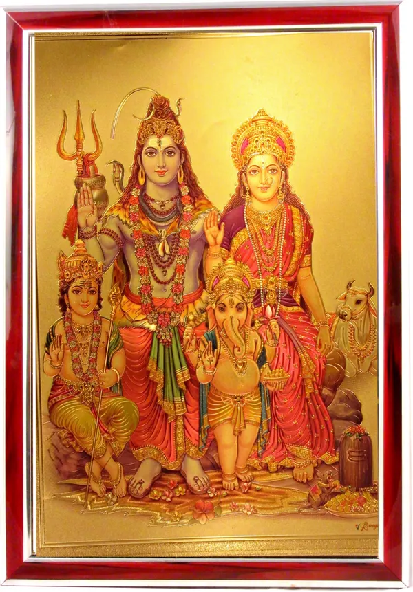 Photo_&_Frame_Shiv_Parivar_God__s_|