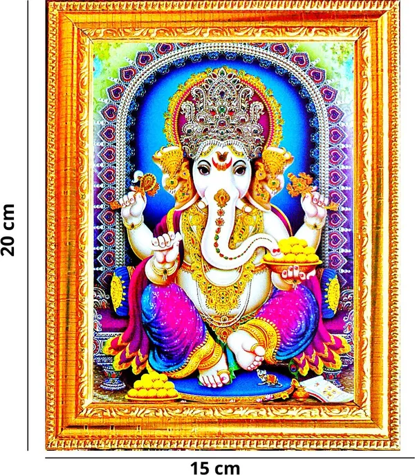 Photo_&_Frame_Ganesha___|_Ganesha_Ji_|_For_Pooja