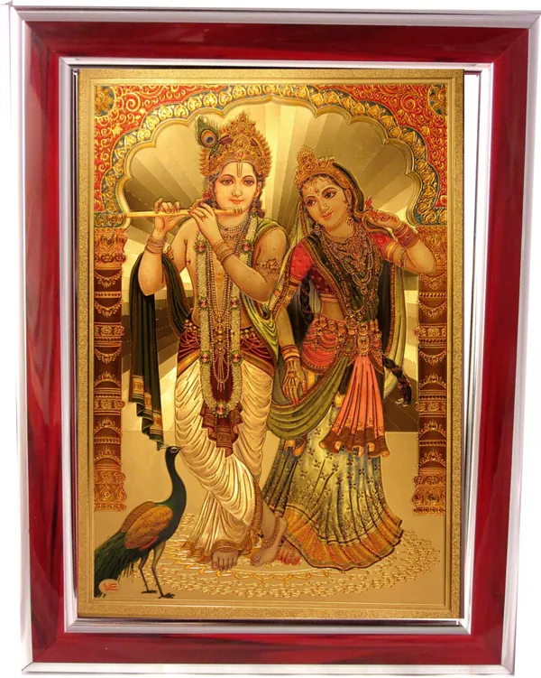 Photo_&_Frame_Radha_Krishna