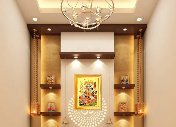 Photo_&_Frame_Gold_Foil_Embossed_Kali_Maa___(_33_X_24_Cm_)