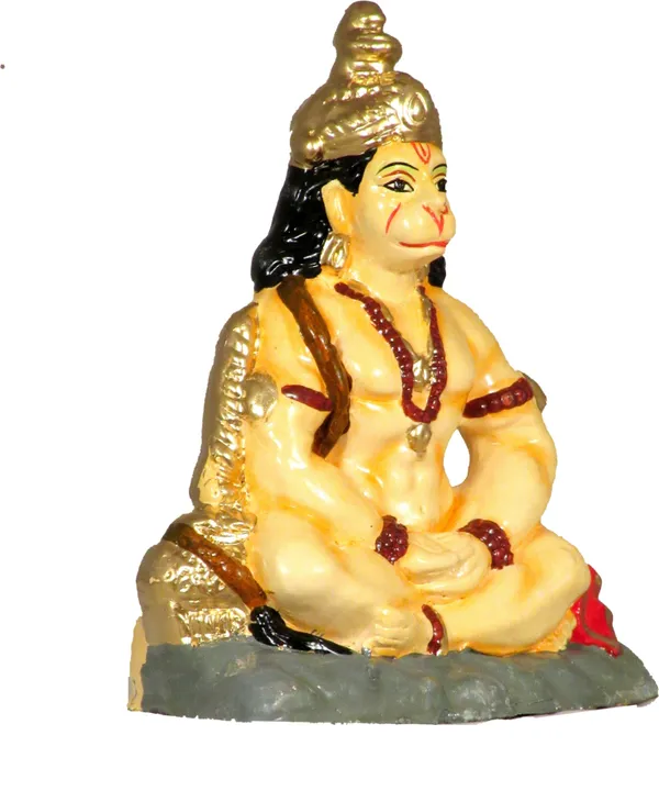 Hanuman_Murti_For_Pooja_|_Hanuman_Idol_For_Pooja_Decorative_Showpiece_-_17_Cm_(Terracotta,_Multicolor)