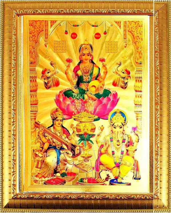 Photo_&_Frame_Laxmi_Ganesh_Saraswati_With_Gold_Plated_Photo_And_Golden_Frame_|_God_Photos