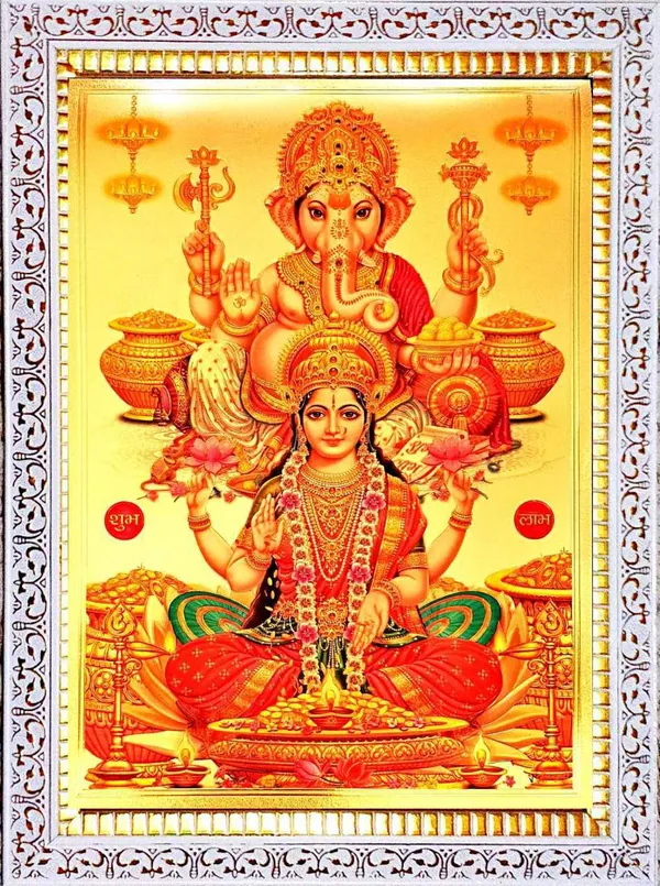 Photo_&_Frame_Laxmi_Ganesh