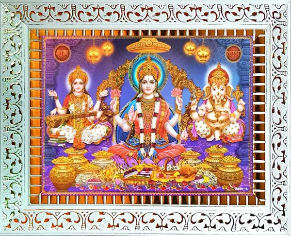 Photo_&_Frame_God_Laxmi_Ganesh_Saraswati