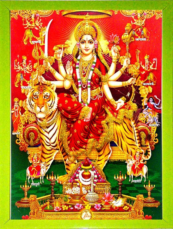 Photo_&_Frame_Durga_Maa