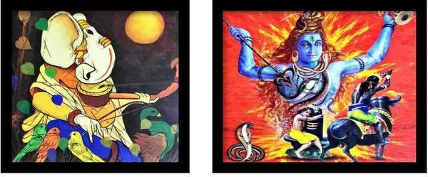 Photo_&_Frame_Digital_Reprint_13_Inch_X_13_Inch_Painting_(With_Frame,_Pack_Of_2)