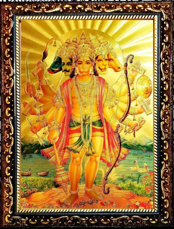 Photo_&_Frame_Panchmukhi_Hanuman_Jee