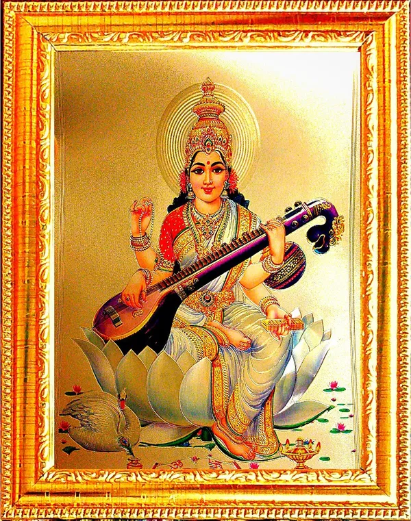 Photo_&_Frame_Goddess_Saraswati