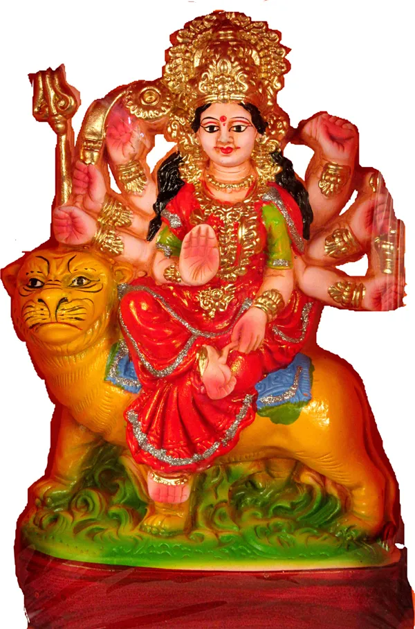 Durga_Maa_Idol_|_Maa_Durga_Murti_Decorative_Showpiece_-_25_Cm_(Terracotta,_Multicolor)