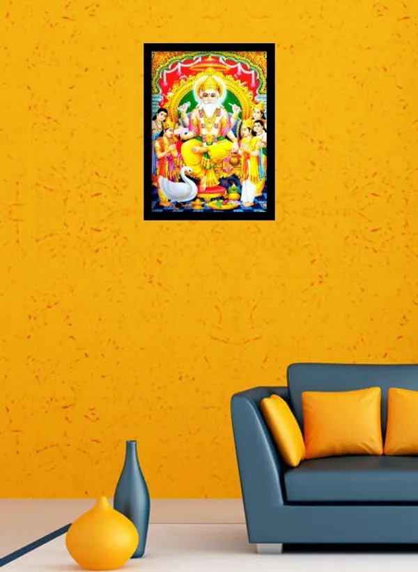 Photo_&_Frame_Poster_Of_Vishwakarma_Painting___Painting_Wall_Mount