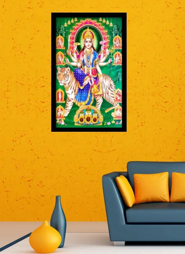 Photo_&_Frame_Nav_Durga_Maa___|___For_Wall_Hanging_|_Maa_Durga___|___|_God__s