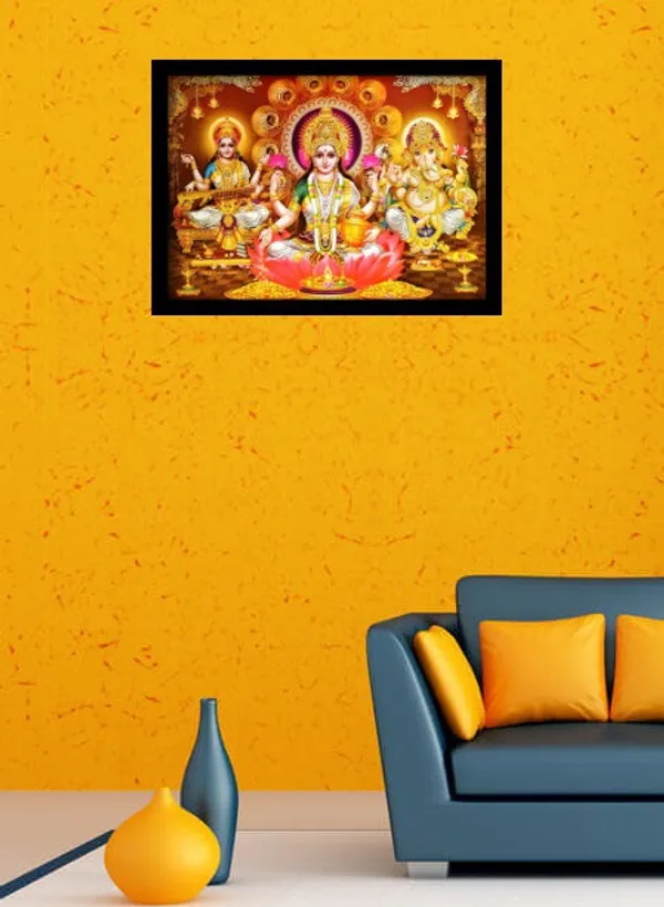Photo_&_Frame_Laxmi_Ganesh_Saraswati___(_48_X_36_Cm_)