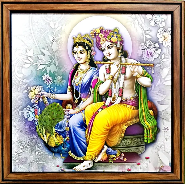 Photo_&_Frame_3_Radha_Krishna_Wall_Paintings_With_Frame_For_Living_Room