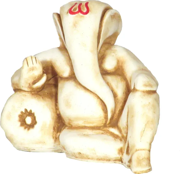 Ganesh_Idol_For_Pooja_|_Home_Decor_Decorative_Showpiece_-_15_Cm_(Terracotta,_White)
