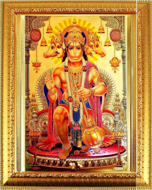 Photo_&_Frame_Panchmukhi_Hanuman_Ji_God