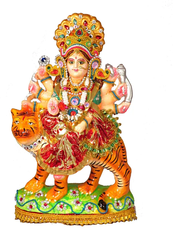 Goddess_Maa_Durga_Devi_Idol_Statue_Sherawali_Mata_Rani_Spiritual_Puja_Vastu_Showpiece_Figurine