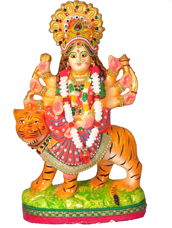 Goddess_Maa_Durga_Devi_Idol_Statue_Sherawali_Mata_Rani_Spiritual_Puja_Vastu_Showpiece_Figurine