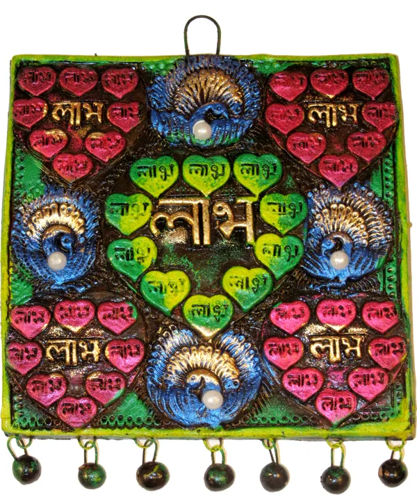Terracotta_Shubh_Labh_Wall_Hanging_For_Door_And_Home_Decor_Decorative_Showpiece_-_17_Cm_(Terracotta,_Multicolor)