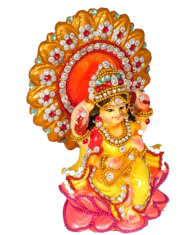 Terracotta_Saraswati_Mata_Murti_Saraswati_Murti_Saraswati_Idol_Decorative_Showpiece_-_13_Cm_(Terracotta,_Multicolor)