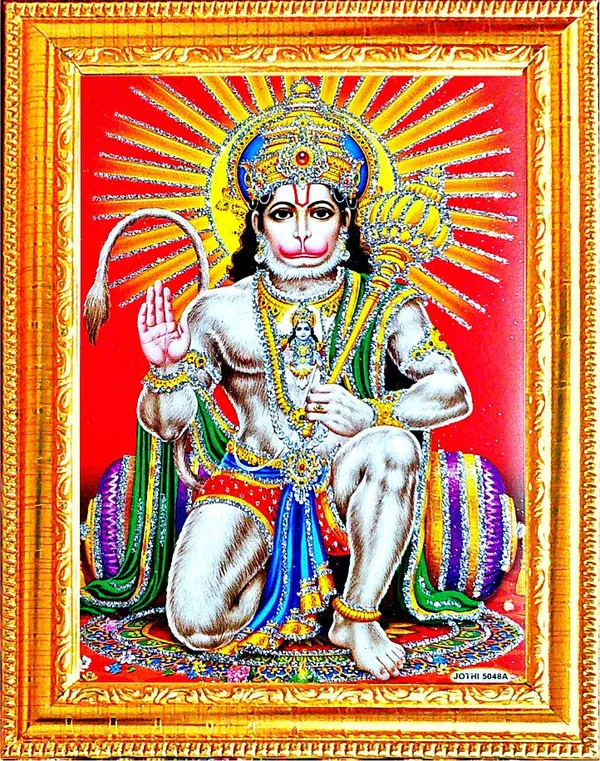 Photo_&_Frame_Hanuman_Ji_With_Ram_Ji_|_Hindu