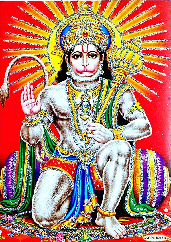 Photo_&_Frame_Hanuman_Ji_With_Ram_Ji_|_Hindu