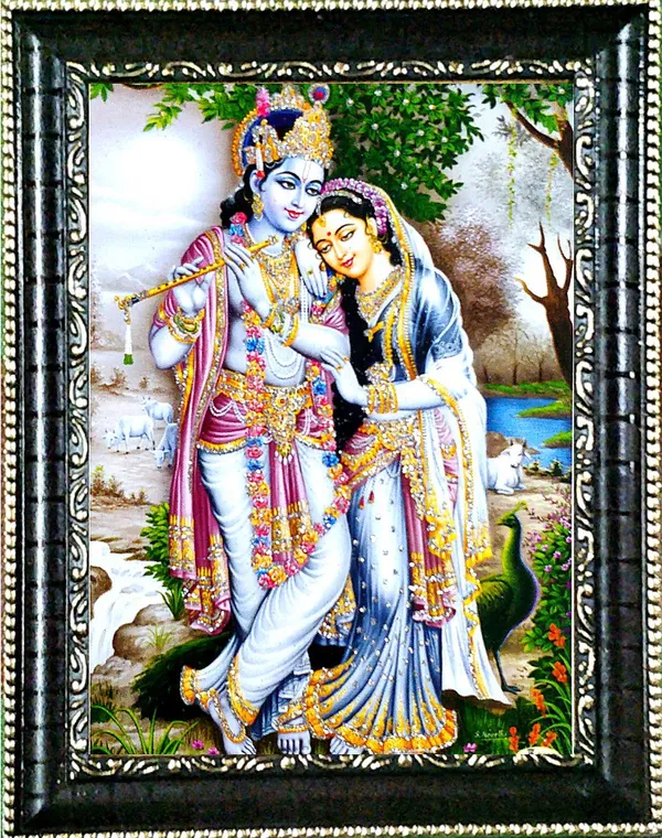 Photo_&_Frame_Radha_Krishna