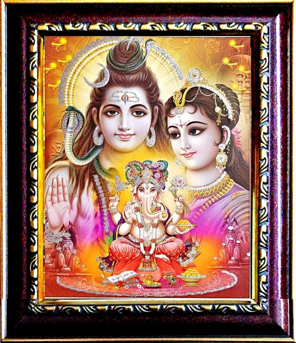 Photo_&_Frame_Shiv_Parvati