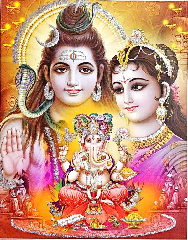 Photo_&_Frame_Shiv_Parvati