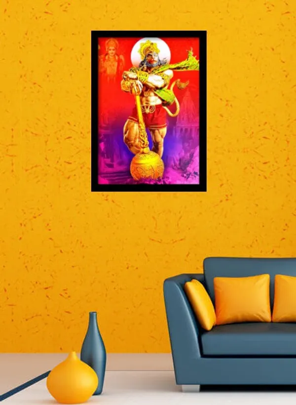 Photo_&_Frame_Hanuman_Ji___Big_Size_48_X_32_Cm