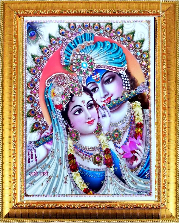 Photo_&_Frame_Radha_Krishna