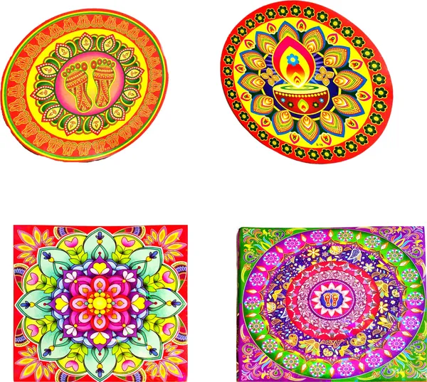 7.62_Cm_Rangoli_Sticker_For_Home_Self_Adhesive_Sticker_(Pack_Of_4)