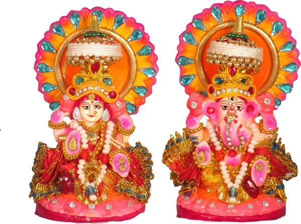 Terracotta_Laxmi_Ganesh_Murti_/_Clay_Laxmi_Ganesh_Idol_Decorative_Showpiece_-_12_Cm_(Terracotta,_Multicolor)