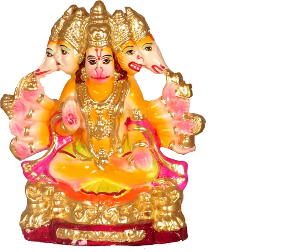 Terracotta_Panchmukhi_Hanuman_Murti_For_Home_|_Hanuman_Idol_Decorative_Showpiece_-_17_Cm_(Terracotta,_Multicolor)