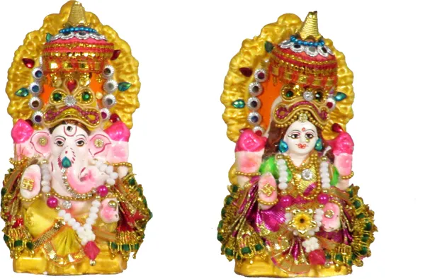 Ganesh_Laxmi_Ji_Idol_For_Diwali_|Laxmi_Ganesh_Idol_Decorative_Showpiece_-_11_Cm_(Terracotta,_Multicolor)