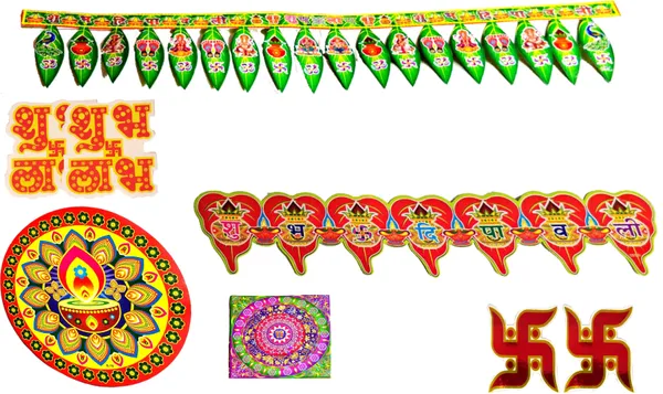 12.7_Cm_Rangoli_Sticker_For_Home_Self_Adhesive_Sticker_(Pack_Of_8)